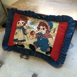 Vintage Raggedy Ann Throw Pillow!